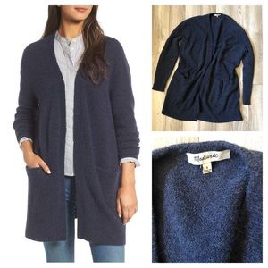 Madewell Ryder Navy long Cardigan Small